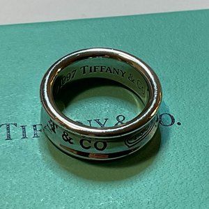 Tiffany & Co. 1837 Wide Ring Silver Size 5